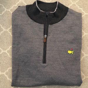 Official Masters tournament 1/4 zip sweater